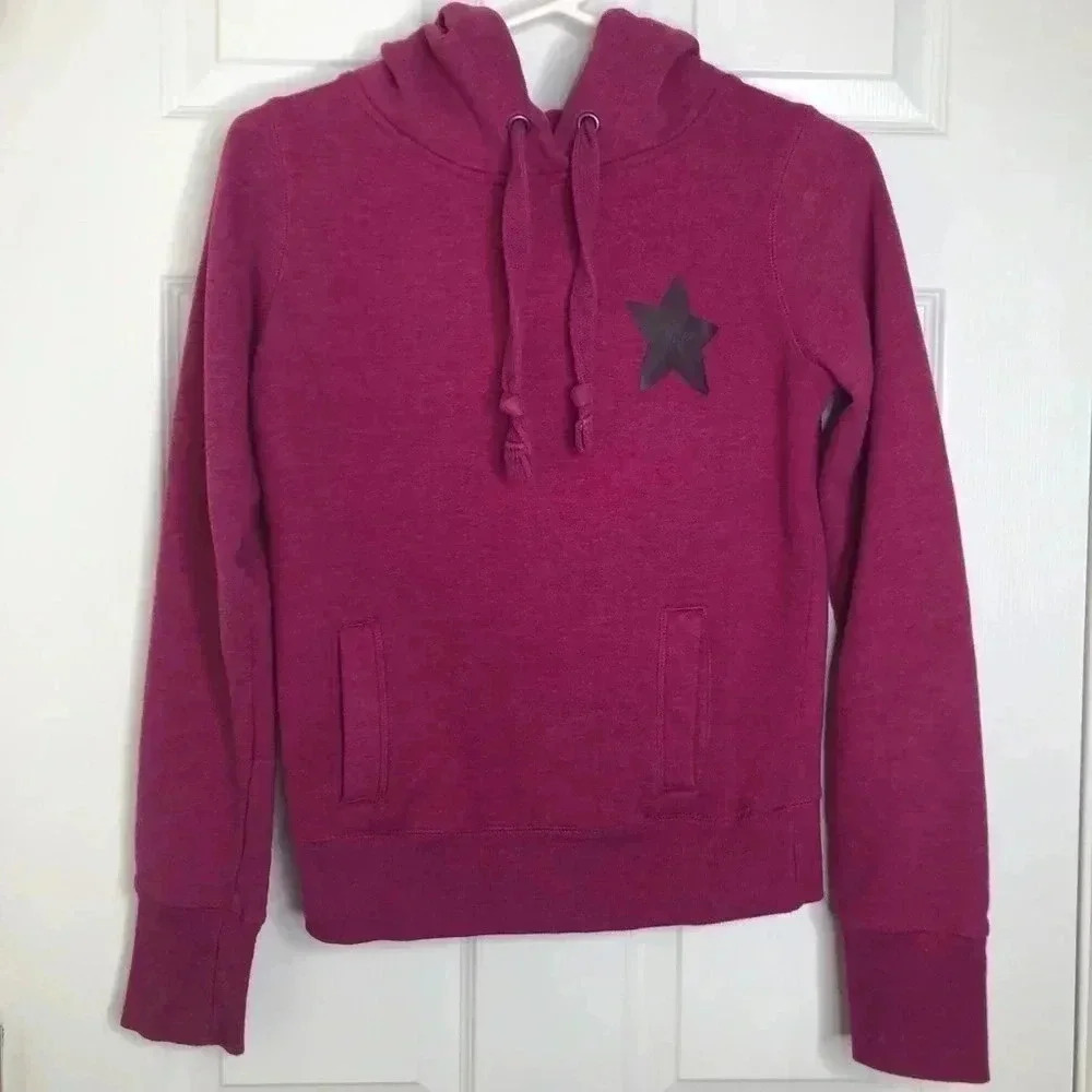 G21 Pink Star Hoodie Size Extra Small